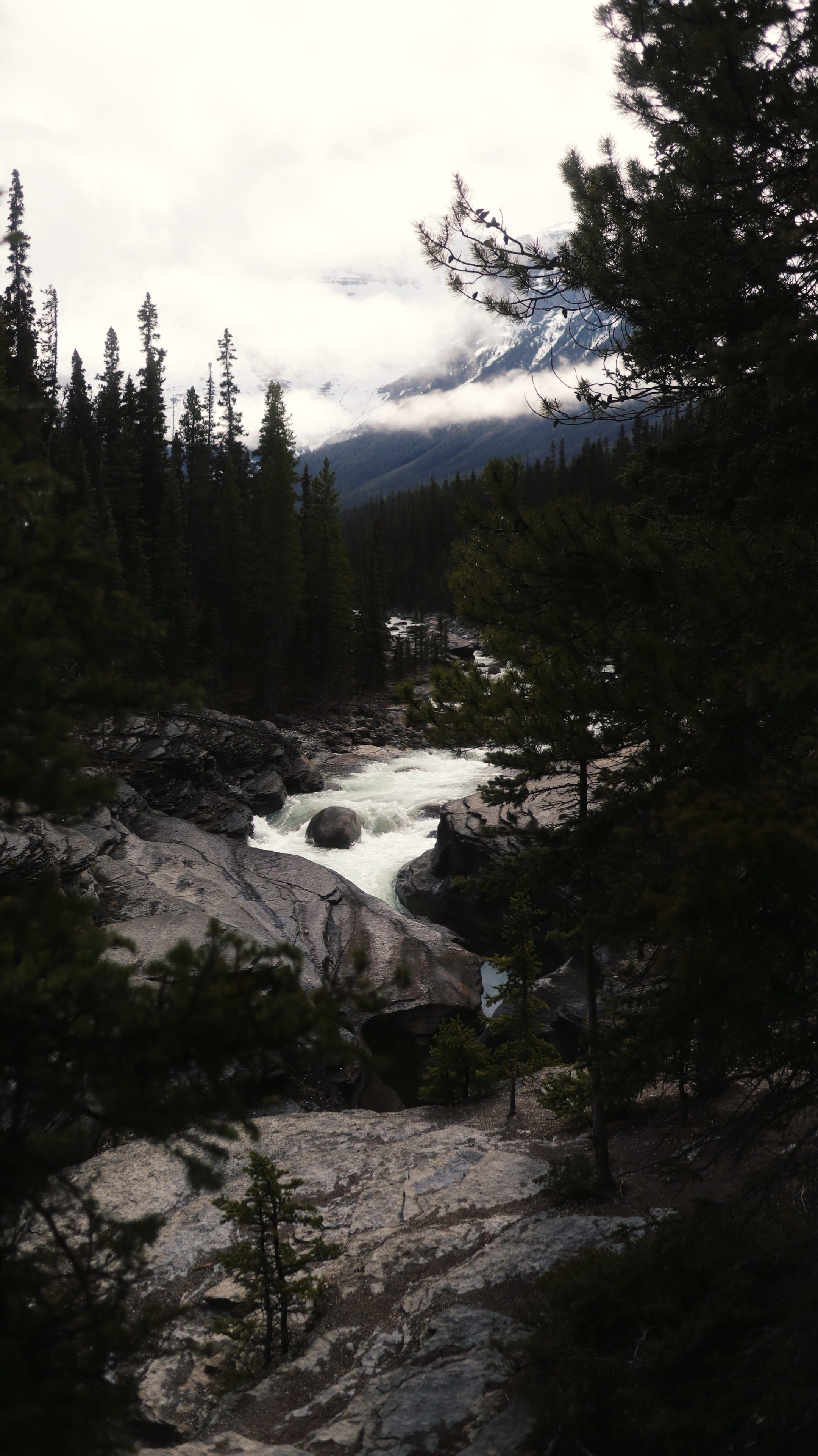 Banff mountain landscape