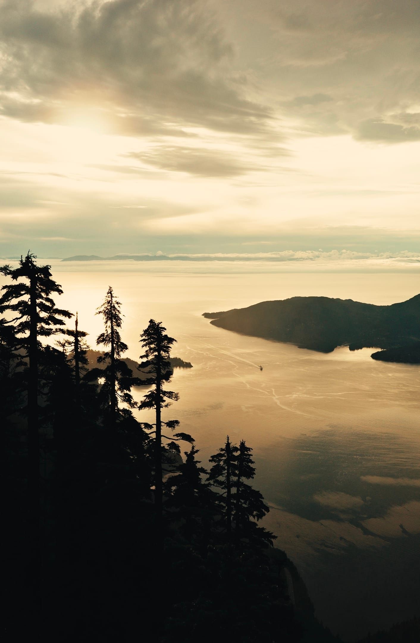 British Columbia December scene